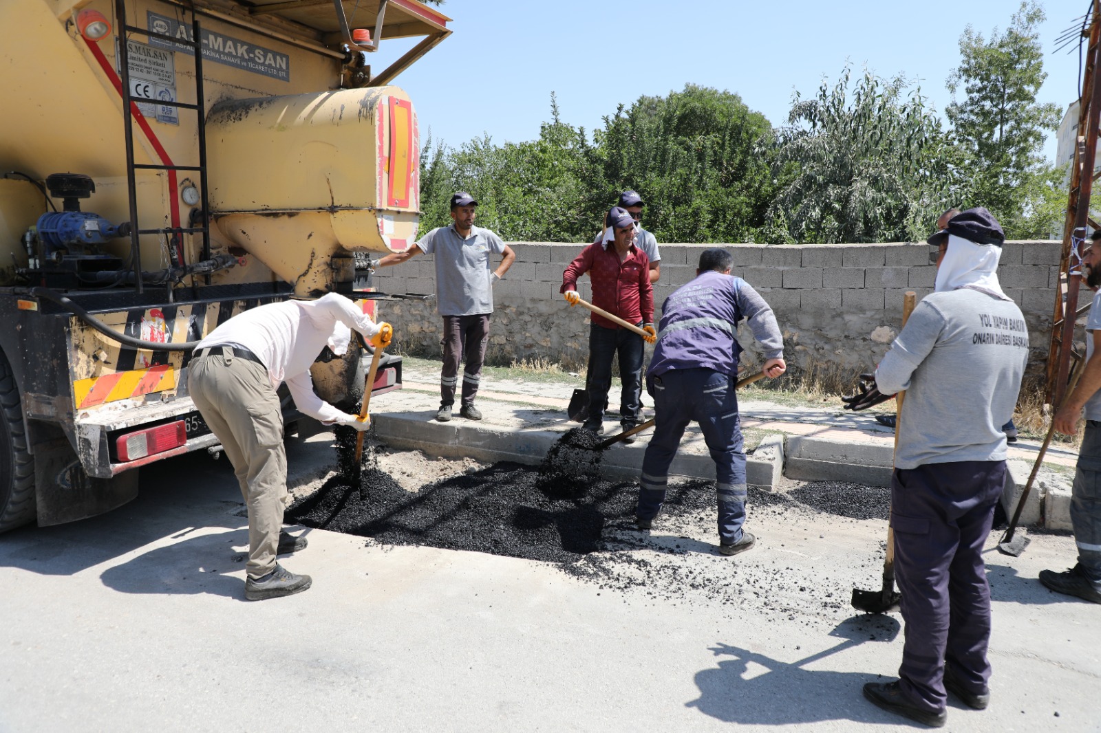 Kışla Mahallesi Stabilize yol çalışması yapıldı